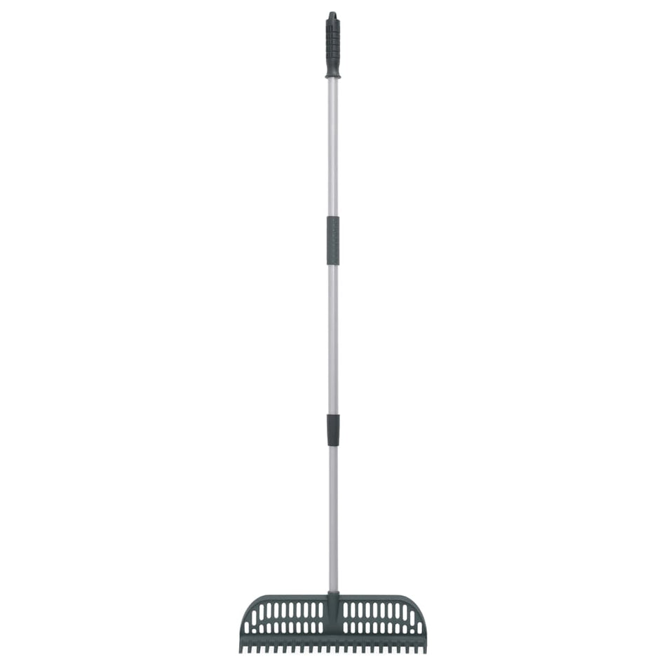 Laubrechen 2-in-1 Dunkelgrün 157 cm PP Rechen