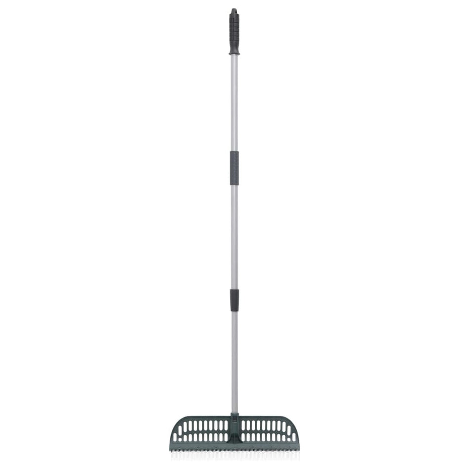 Laubrechen 2-in-1 Dunkelgrün 157 cm PP Rechen